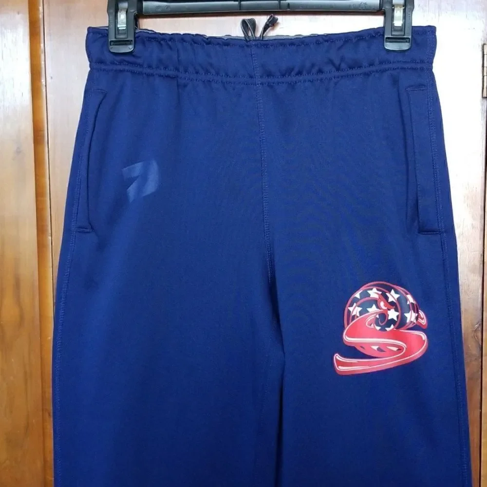 DeMarini Navy Sweatpants, YL,  Baseball wear